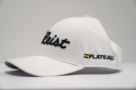 PLATEAU TITLEIST WHITE & BLACK HAT