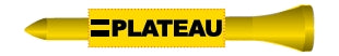 PLATEAU YELLOW GOLF TEES PACK OF 4