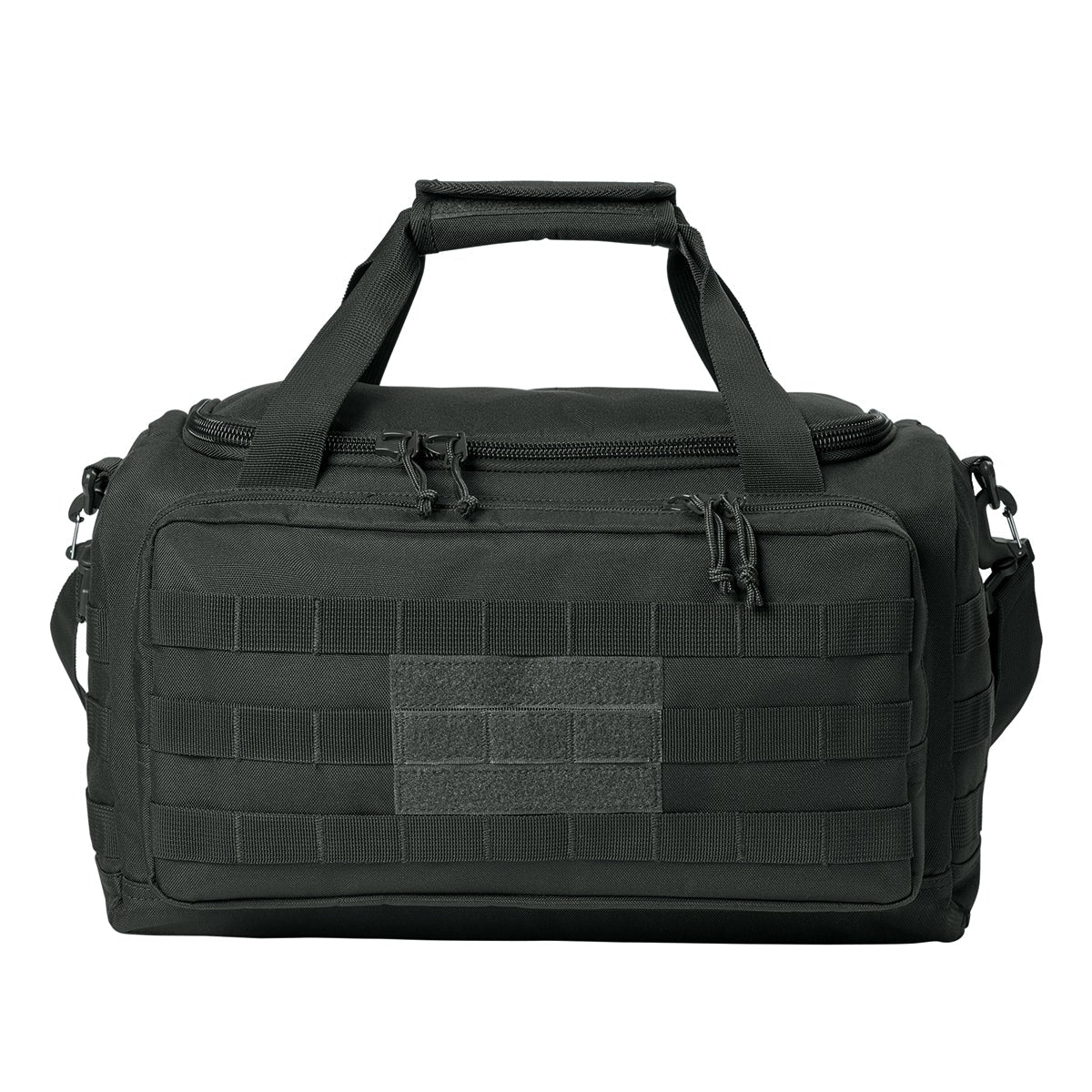 Plateau tactical gear bag with logo and multiple storage compartments
