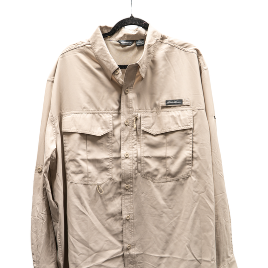 GREY LONG SLEEVE PERFORMANCE FISHING SHIRT
