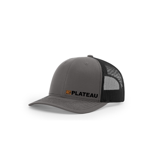 PEI BLASTING RICHARDSON 112 CHARCOAL & BLACK TRUCKER CAP