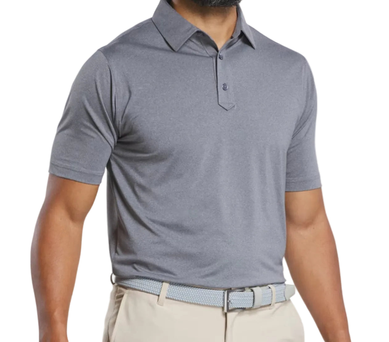 GREY FOOTJOY PERFORMANCE POLO