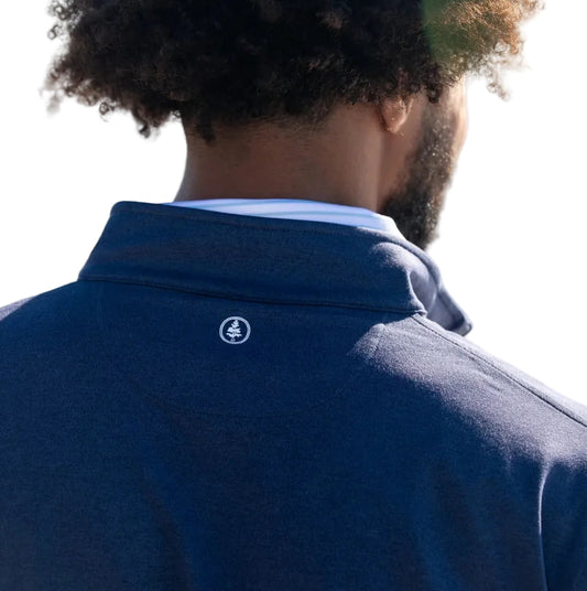 BLUE CYPRESS THE ISSAC NAVY QUARTER-ZIP