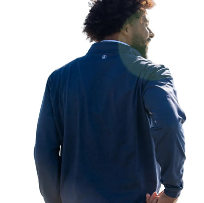 BLUE CYPRESS THE ISSAC NAVY QUARTER-ZIP